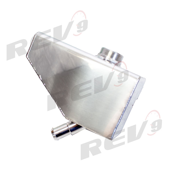 Rev9 Aluminum Engine Coolant Reservoir Overflow Tank - Polished - Ford Mustang (2005-2010)