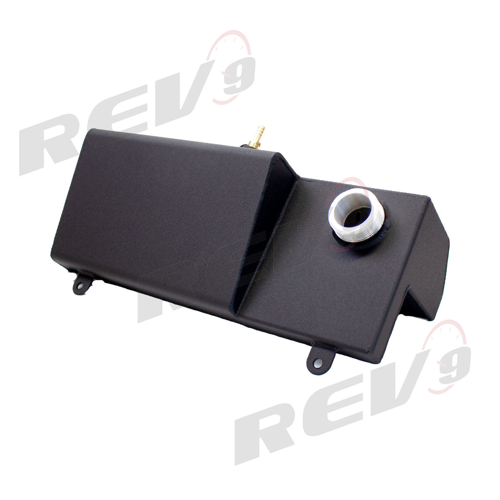Rev9 Aluminum Engine Coolant - Black - Ford Mustang V8 (96-04)