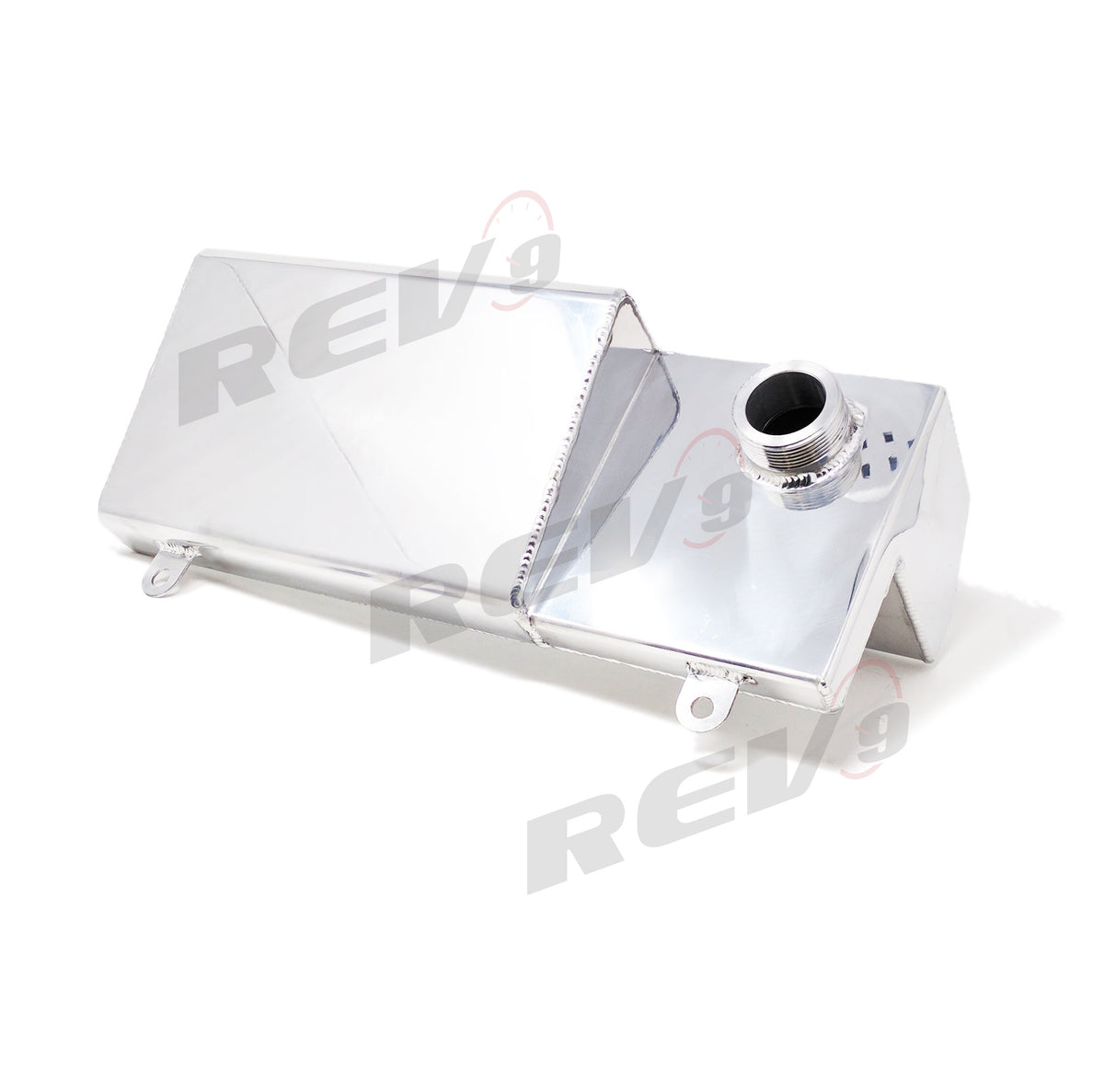 Rev9 Aluminum Engine Coolant - Polished - Ford Mustang V8 (96-04)