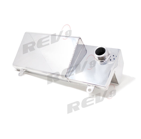 Rev9 Aluminum Engine Coolant Reservoir Overflow Tank - Polished - Ford Mustang V8 (1996-2004)