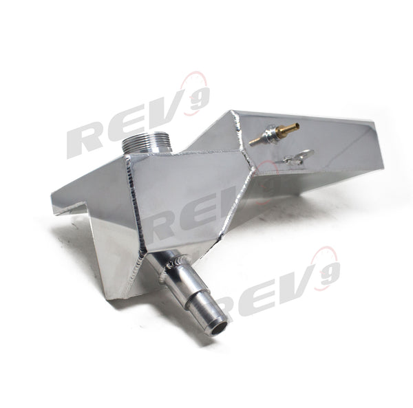 Rev9 Aluminum Engine Coolant Reservoir Overflow Tank - Polished - Ford Mustang V8 (1996-2004)