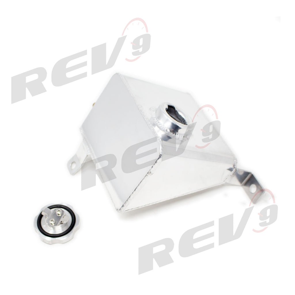 Rev9 Aluminum Engine Coolant Reservoir Overflow Tank - Polished - Mazda Miata NB (1999-2005)
