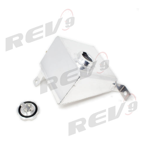 Rev9 Aluminum Engine Coolant Reservoir Overflow Tank - Polished - Mazda Miata NB (1999-2005)