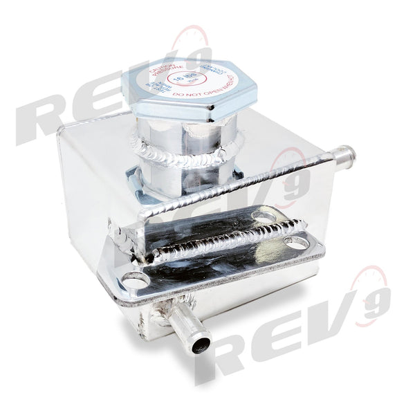 Rev9 (Small) Aluminum Engine Coolant Reservoir Overflow Tank - Polished - Subaru Forester XT (2004-2008)