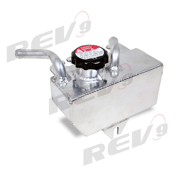 Rev9 Aluminum Engine Coolant Reservoir Overflow Tank - Polished - Subaru Legacy GT (2005-2009)