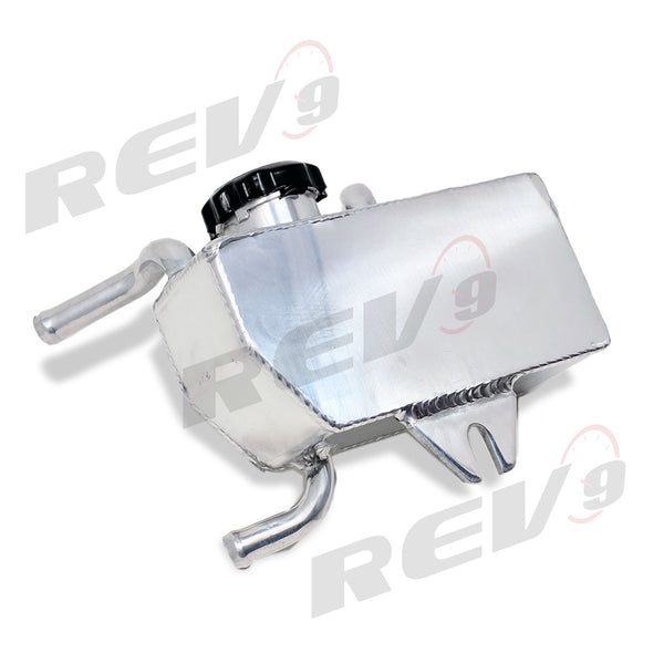 Rev9 Aluminum Engine Coolant Reservoir Overflow Tank - Polished - Subaru Legacy GT (2005-2009)