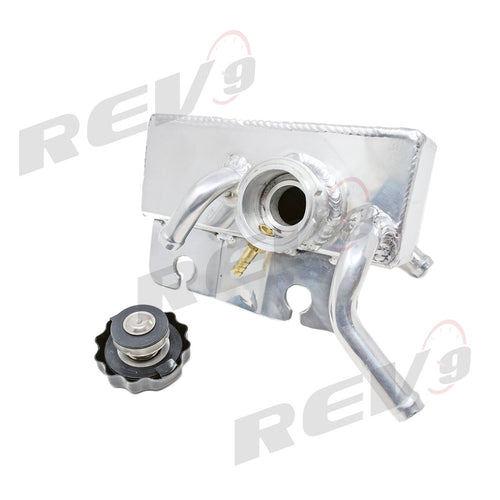 Rev9 Aluminum Engine Coolant Reservoir Overflow Tank - Polished - Subaru WRX (2008-2014)