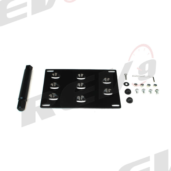 REV9 Front License Plate Tow Hook Relocate Mounting Bracket - Volkswagen Golf MKVII MK7 (2015-2020)