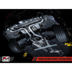 AWE Tuning Track Edition Cat-Back Exhaust System - 5in Chrome Silver Tips - Toyota GR Supra A90 (2020+)