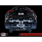 AWE Tuning Track Edition Cat-Back Exhaust System - 5in Chrome Silver Tips - Toyota GR Supra A90 (2020+)