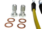 IS-NIS-1225FRTS - ISR Stainless Steel Braided Front Brake Lines - Nissan 240sx S13 S14 (1989-1998)