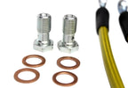 IS-NIS-1225REARS - ISR Stainless Steel Braided Rear Brake Lines - Nissan 240sx S13 S14 (1989-1998)