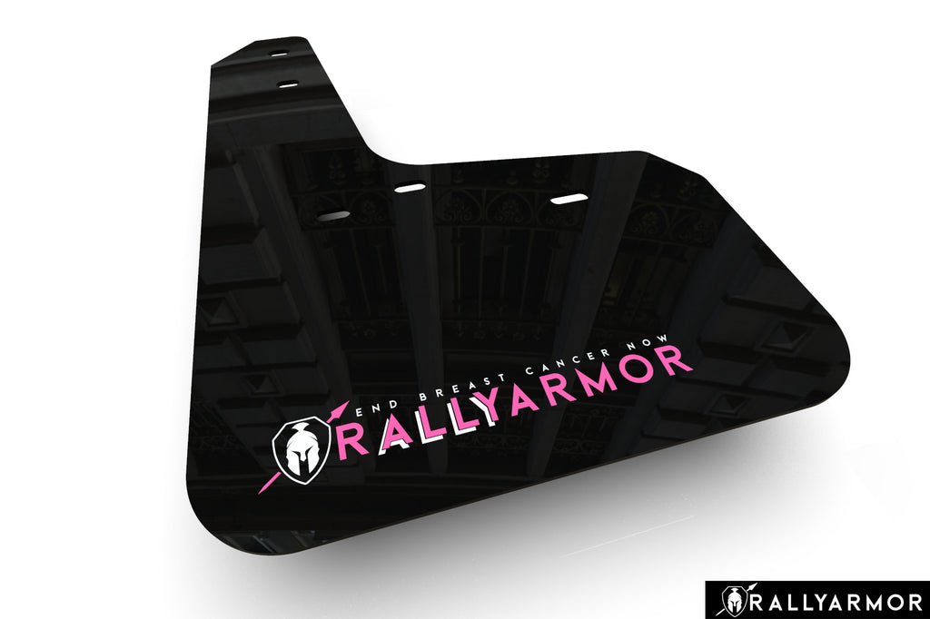 Rally Armor UR Black w/ Pink BCA Logo Mud Flaps Set 4 - Subaru WRX & STI (2015-2021)
