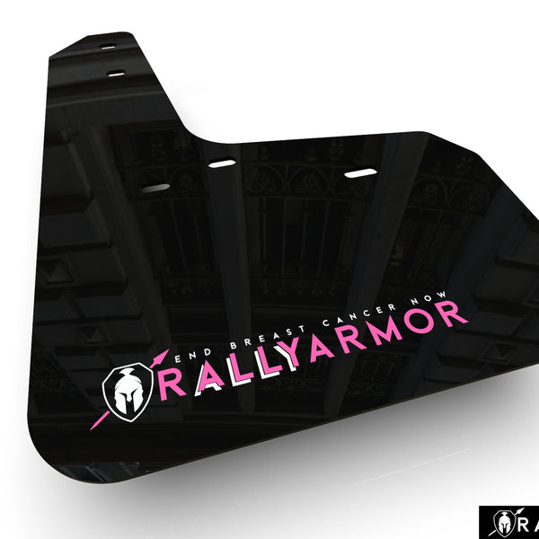 Rally Armor UR Black w/ Pink BCA Logo Mud Flaps Set 4 - Subaru WRX & STI (2015-2021)