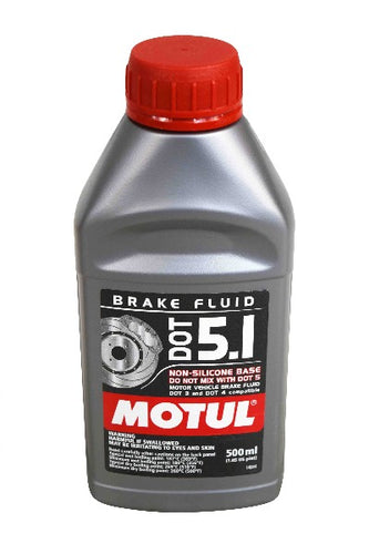 MOTUL DOT 5.1 High Performance Brake Fluid - 1/2 Liter (0.53 QT)