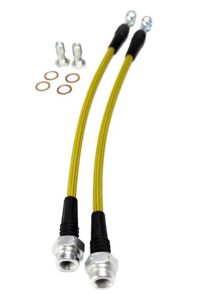 IS-NIS-1225REARS - ISR Stainless Steel Braided Rear Brake Lines - Nissan 240sx S13 S14 (1989-1998)