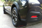 Rally Armor UR Black w/ Red Logo Mud Flaps Set of 4 - Subaru XV Crosstrek (2013-2017)