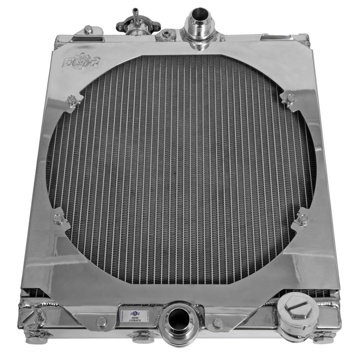CSF Performance Aluminum Half Size Radiator w/ Shroud - Honda Civic EG EK (1992-2000)