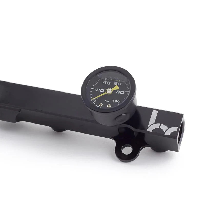 Hybrid Racing Liquid Filled Fuel Pressure Gauge 0-100 Psi 1/8 Npt - Universal