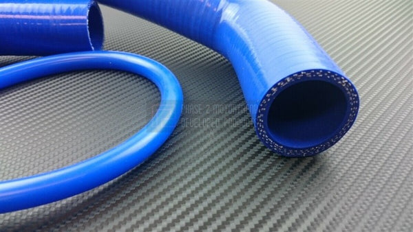 Phase 2 Motortrend (P2M) Radiator Coolant Hoses Kit 4pcs BLUE - Nissan 350z Z33 VQ35DE (2003-2006)