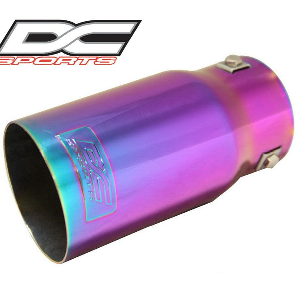 DC Sports Bolt-On Chameleon Anodized Exhaust Muffler Tip - L: 7.5