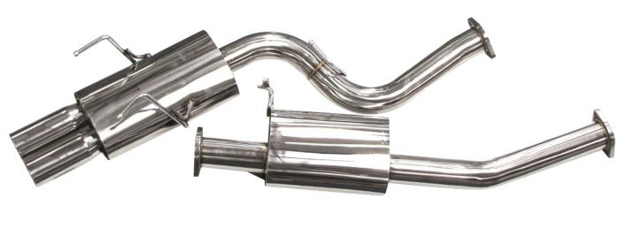 ISR Performance MB SE Type -E Dual Tip Exhaust - Nissan 240sx S14 (1995-1998)