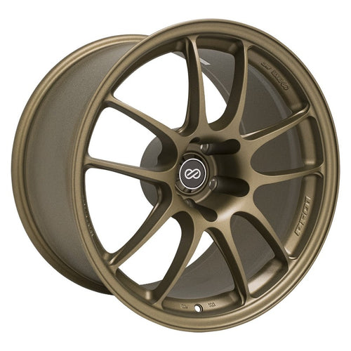 Enkei PF01 18x9.5 / 5x114.3 / 15mm Offset - Titanium Gold Wheel