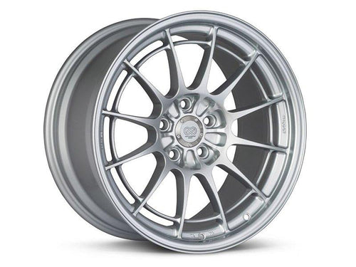 Enkei NT03+M 18x9.5 5x108 - 40mm Offset 72.6mm Bore - F1 Silver - Single Wheel