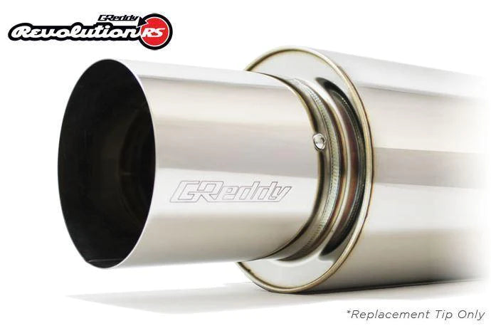 GReddy Revolution RS 4.5" SS Exhaust Tip - 115mm Diameter/120mm Length