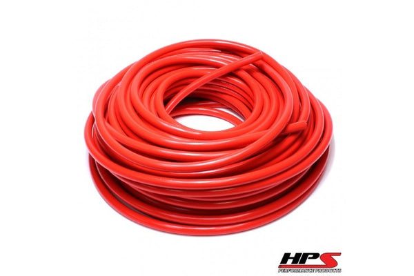 1 Feet HPS 1/8" 3mm High Temp Reinforce Silicone Heater Hose Tube Coolant - Red