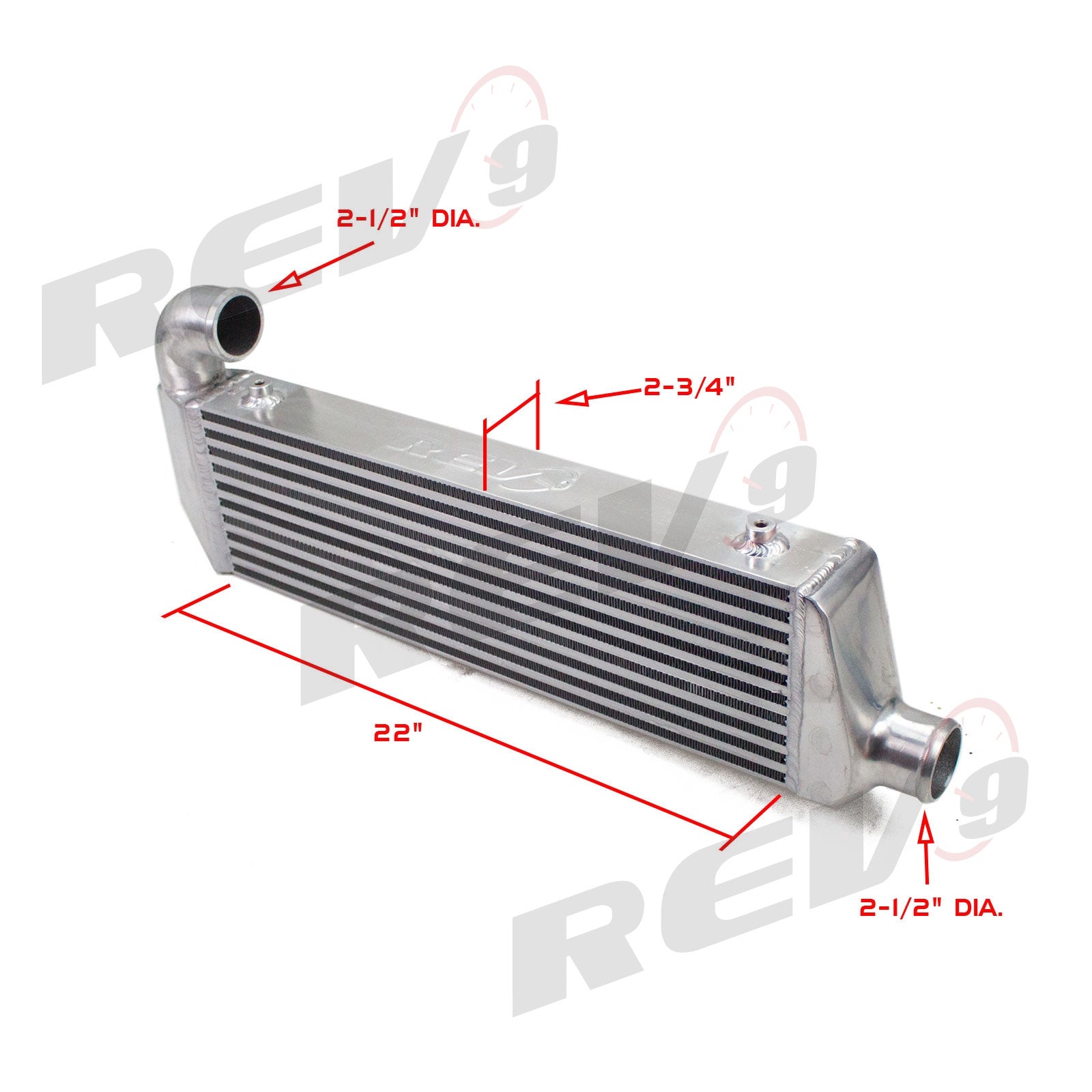 Rev9 Power Front Mount Intercooler Kit FMIC - Acura RSX & Type S DC5 (2002-2006)
