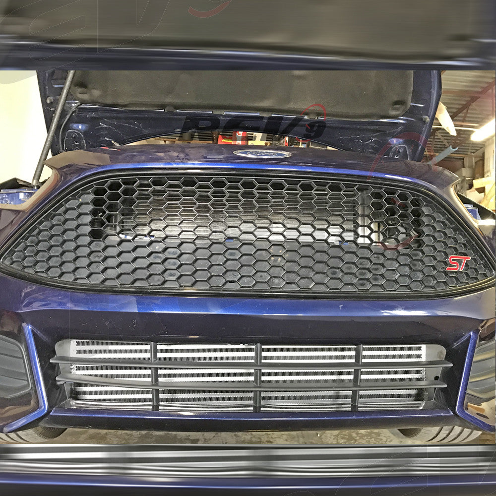 REV9 Power FMIC Aluminum Front Mount Turbo Intercooler Kit - Black - Ford Focus ST (2013-2018)