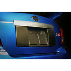 APR Performance Carbon Fiber Trunk License Plate Frame Backing - Subaru WRX & STI Sedan (2008-2014)
