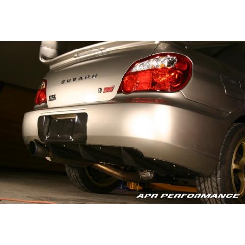 APR Performance Carbon Fiber Trunk License Plate Frame Backing - Subaru WRX & STI (2004-2007)
