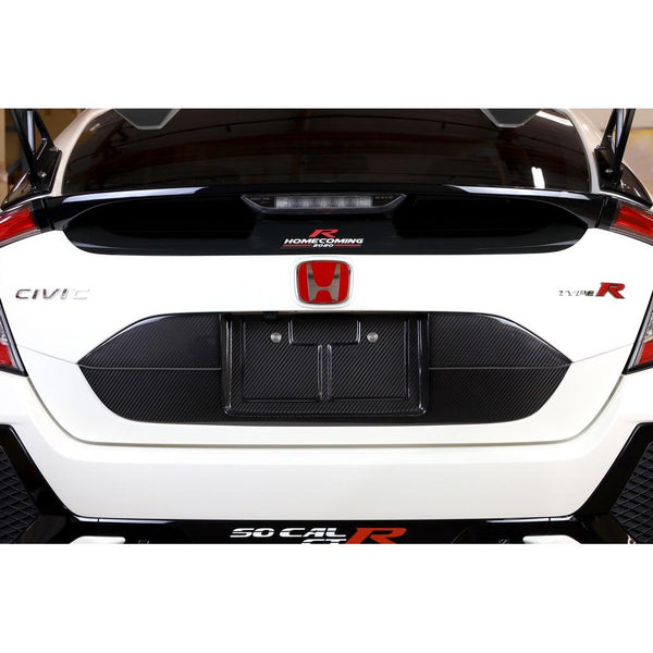 APR Performance Carbon Fiber License Plate Backing - Honda Civic Type R FK8 (2017-2021)