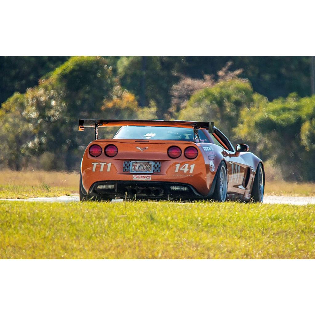 APR Performance Carbon Fiber GTC-500 Adjustable Wing Spoiler 71" - Chevrolet Corvette C6 & Z06 (2005-2013)