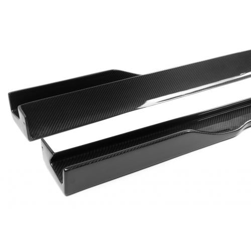 APR Performance Carbon Fiber Side Skirts Rocker Extensions - Dodge Challenger Hell Cat (2015-2020)