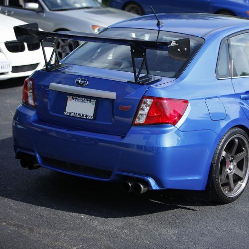 APR Performance Carbon Fiber 67" GTC-300 Adjustable Rear Wing Spoiler - Subaru STI Sedan (2011-2014)