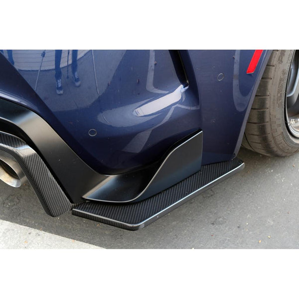 APR Performance Carbon Fiber Rear Bumper Skirts Set - Toyota GR Supra A90 A91 (2020+)