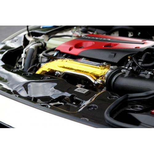 APR Performance Carbon Fiber 3pc Radiator Cooling Shroud Plate Kit - Honda Civic Type R FK8 (2017+)
