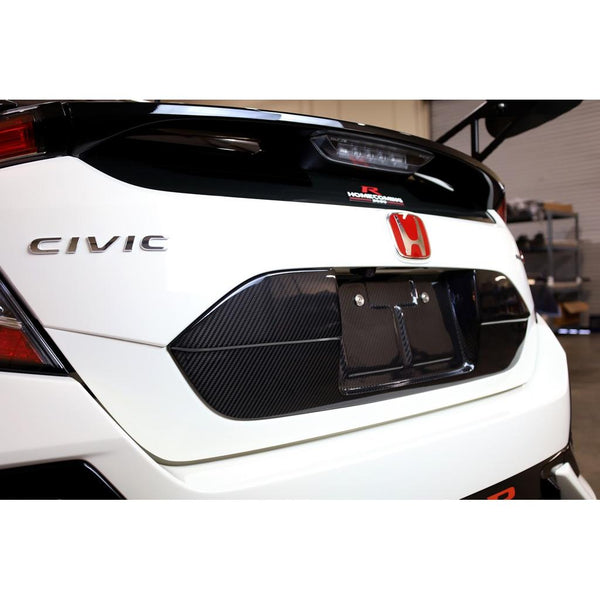 APR Performance Carbon Fiber License Plate Backing - Honda Civic Type R FK8 (2017-2021)