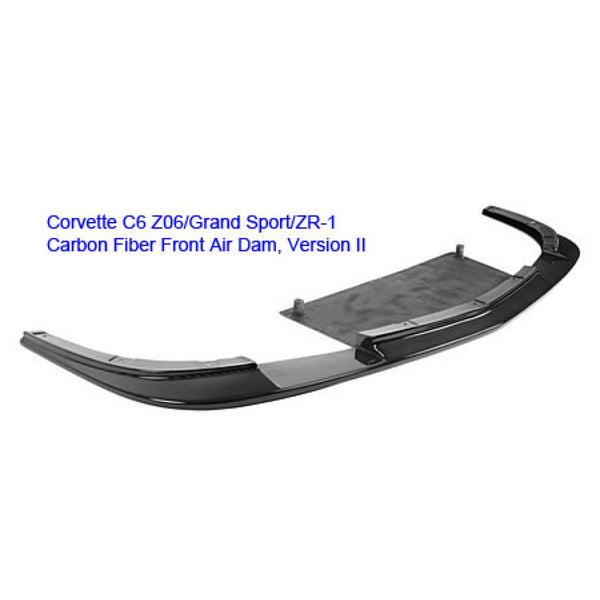 APR Performance Carbon Fiber V2 Front Air Dam - Chevrolet Corvette C6 Z06 (2006-2013)