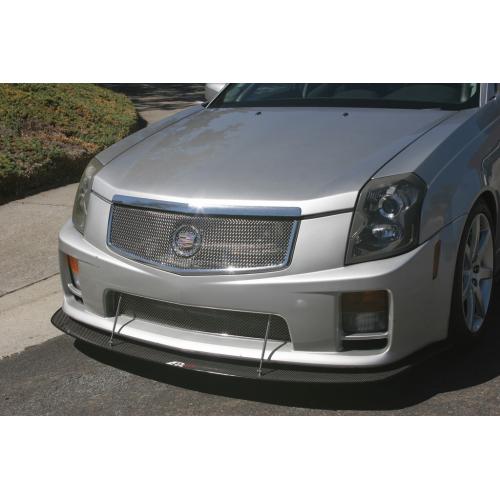 APR Performance Carbon Fiber Front Wind Splitter w/ Rods - Cadillac CTS-V (2004-2007)