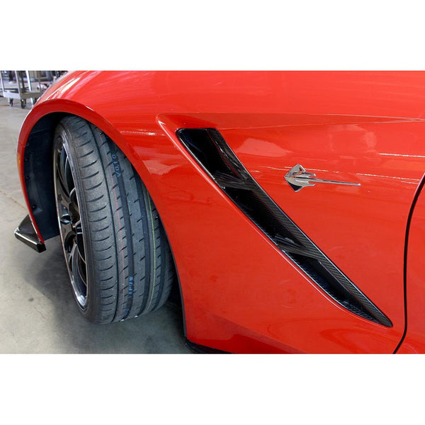 APR Performance Carbon Fiber Fender Side Vents Set - Chevrolet Corvette C7 Stingray (2014-2019)