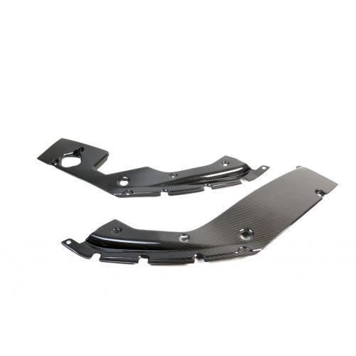 APR Performance Carbon Fiber 2pc Radiator Cooling Shroud Plate Kit - Honda Civic Type R FK8 (2017+)