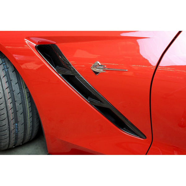 APR Performance Carbon Fiber Fender Side Vents Set - Chevrolet Corvette C7 Stingray (2014-2019)