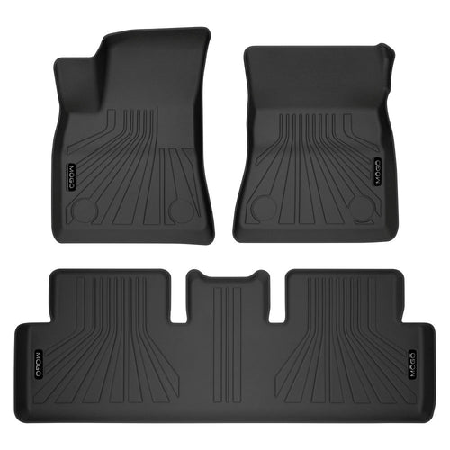 Husky Mogo Rubber Weather Front & 2nd Row Floor Mat Liners - Tesla Model 3 (2017+)