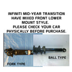 GSP Godspeed Project Mono RS Coilovers - Infiniti Q50 RWD (V37) 2017-21 (Front Fork Type)