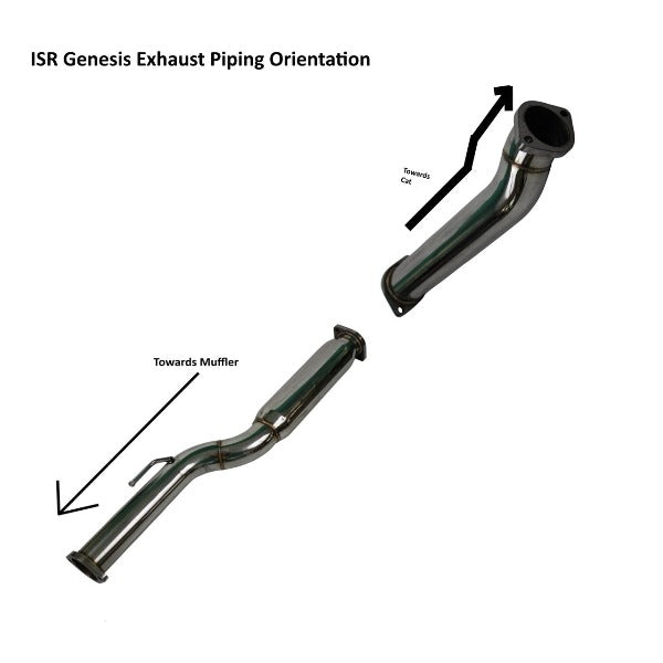 IS-ST-GEN20 - ISR Street Exhaust System w/ Titanium Tips - Hyundai Genesis Coupe 2.0T (2009-2013)