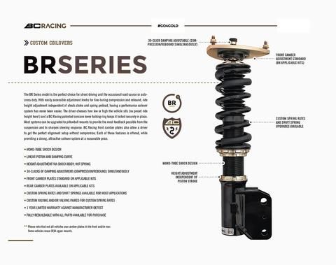 BC Racing BR Series Coilovers - Mercedes Benz C280 C300 C350 W204 4Matic (2007-2014)